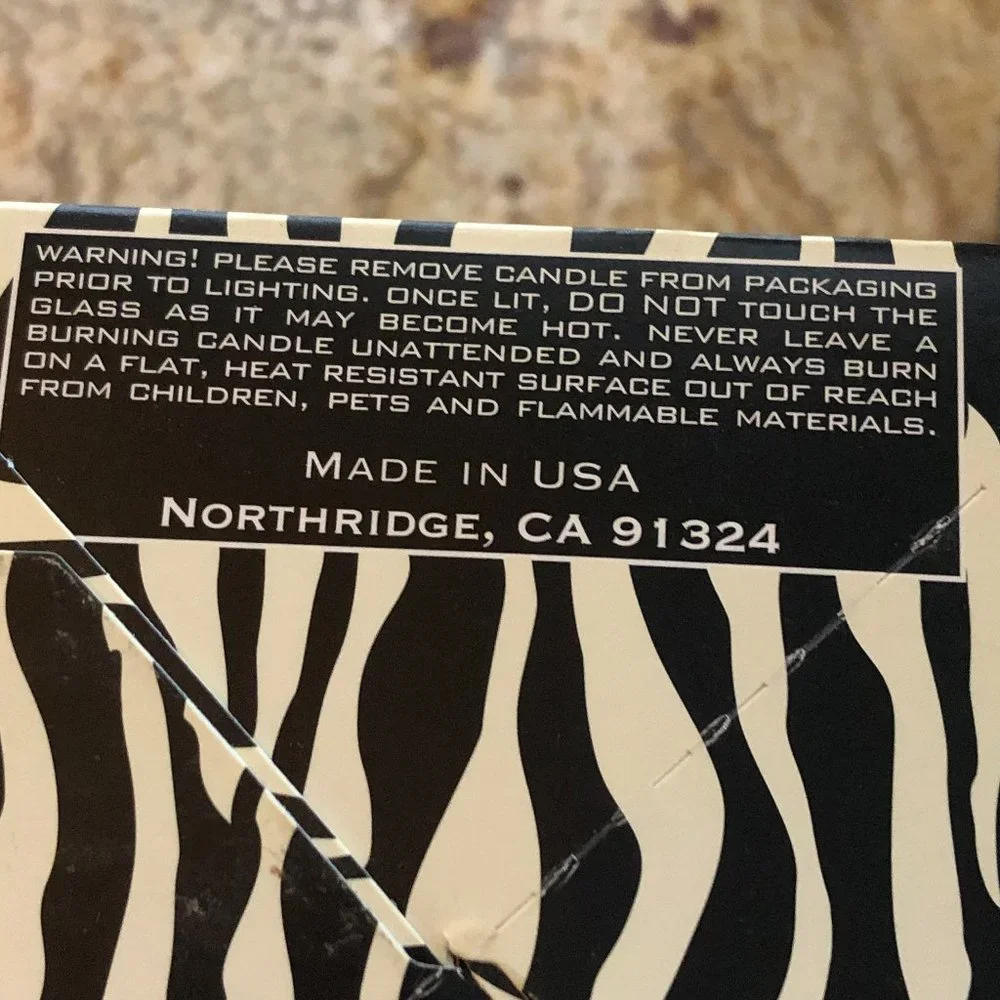 Safari Collection Linen Scented Natural Soy Candle 13 oz 65-Hour Burn Gift Boxed